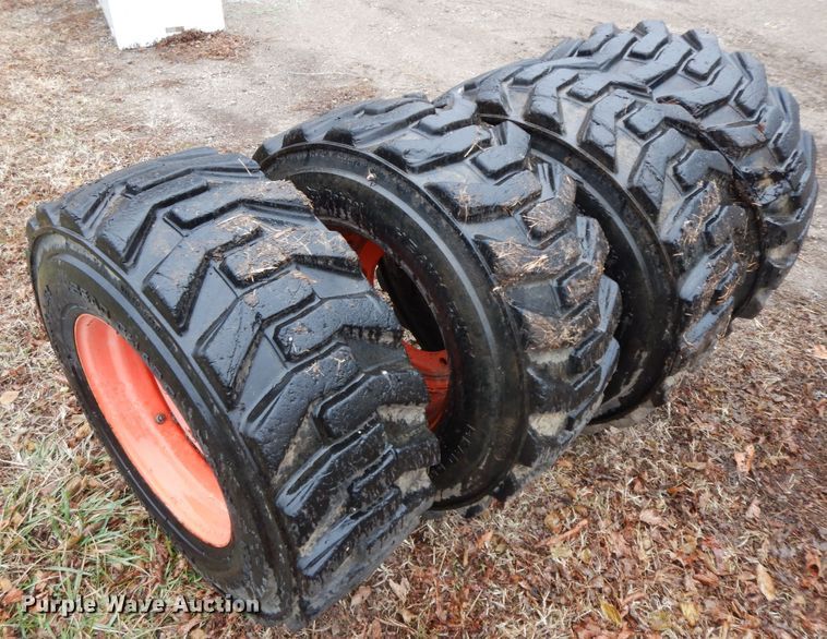 image for item GK9643 (4) 12-16.5 tires and wheels