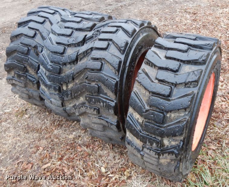 image for item GK9643 (4) 12-16.5 tires and wheels