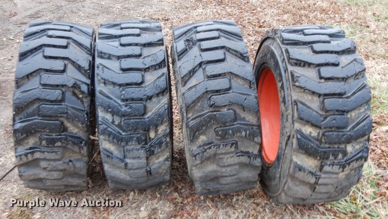 image for item GK9643 (4) 12-16.5 tires and wheels