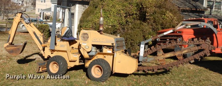 image for item GK9672 1995 Case 360  trencher