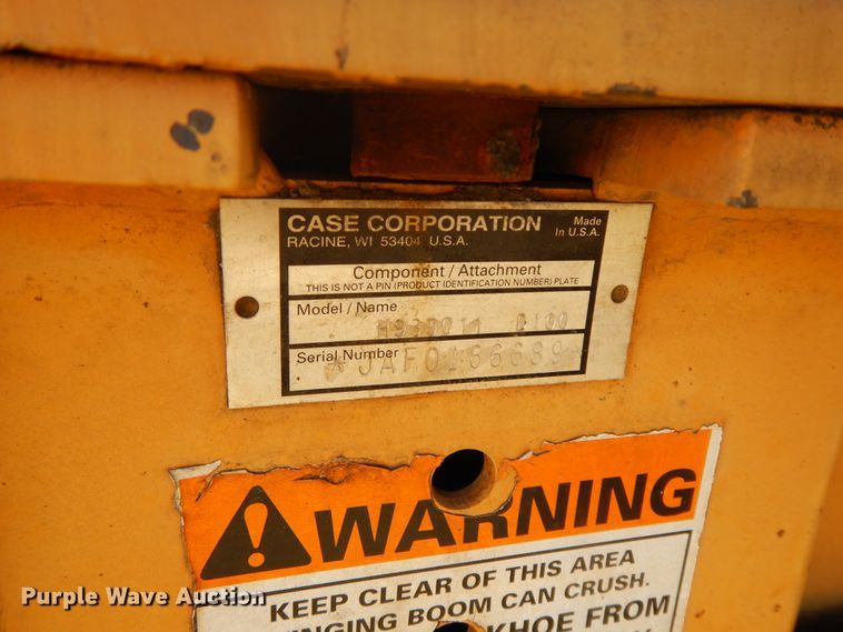 image for item GK9672 1995 Case 360  trencher