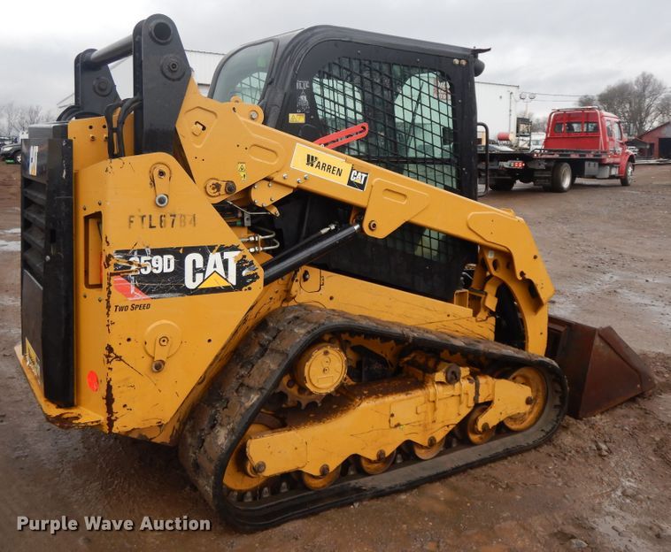 image for item GK9674 2016 Caterpillar 259D  tracked skid steer loader