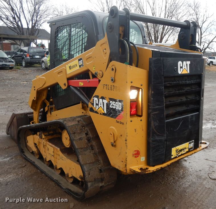 image for item GK9674 2016 Caterpillar 259D  tracked skid steer loader