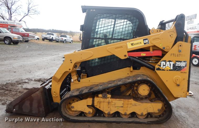 image for item GK9674 2016 Caterpillar 259D  tracked skid steer loader