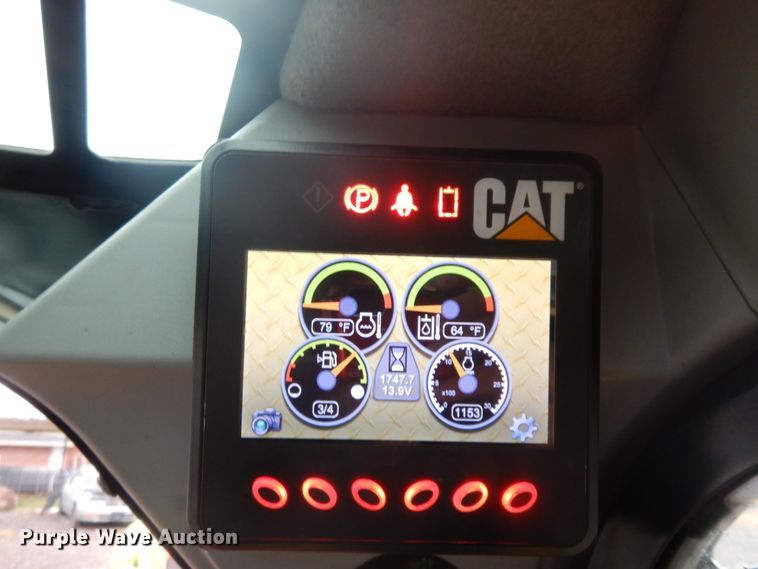 image for item GK9674 2016 Caterpillar 259D  tracked skid steer loader