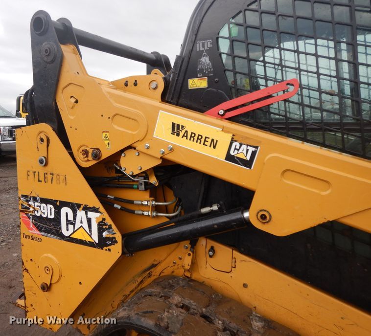 image for item GK9674 2016 Caterpillar 259D  tracked skid steer loader