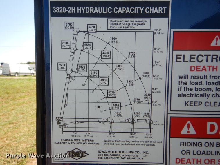 image for item GM9147 2005 Ford F550 Super Duty XL  utility truck with crane