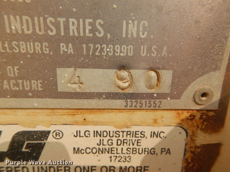 image for item HO9941 1990 JLG Topgun 60HA  boom lift