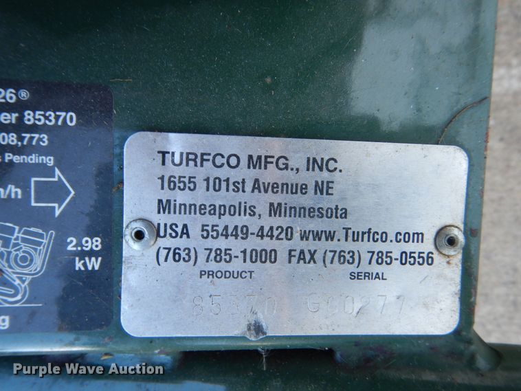 image for item HU9969 Turfco TurnAer-26 aerator