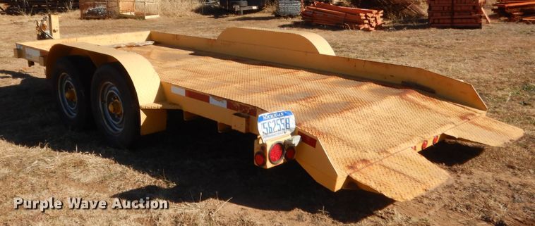 image for item HW9234 2005 Butler ETW2550 tilt deck equipment trailer