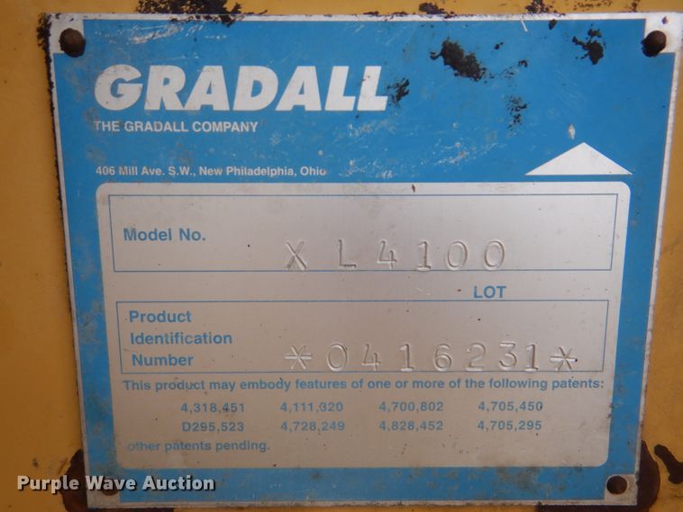 image for item HX9042 1995 Gradall XL4100  wheeled excavator