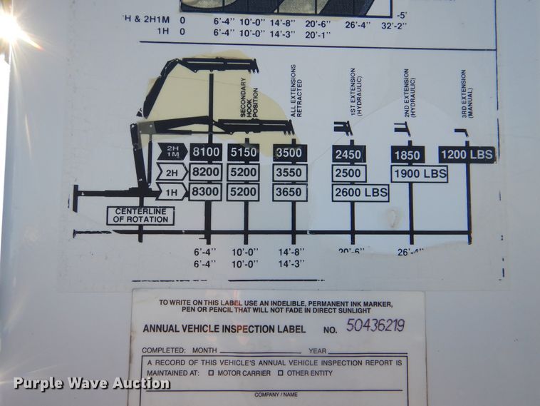 image for item HX9057 2012 Freightliner Business Class M2  crane truck