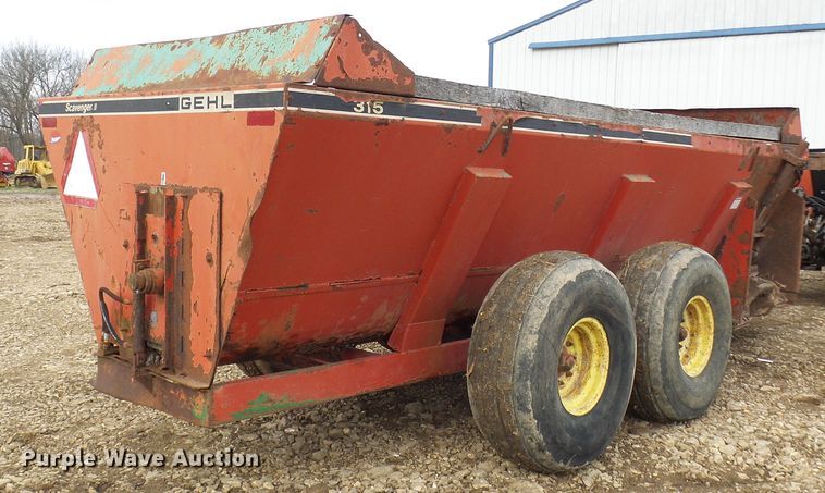 image for item DG2161 Gehl 315 Scavenger manure spreader