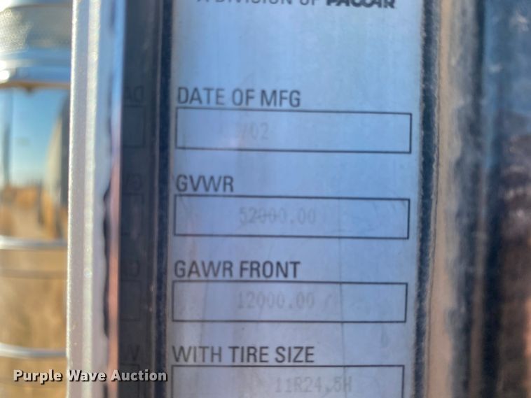 image for item DI3612 2002 Kenworth W900  manure spreader truck