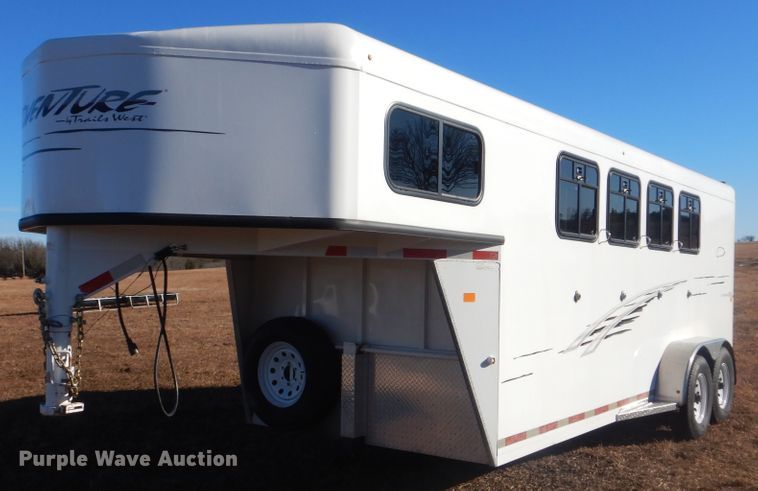 image for item DJ8568 2017 Trails West Adventure MX4H horse trailer