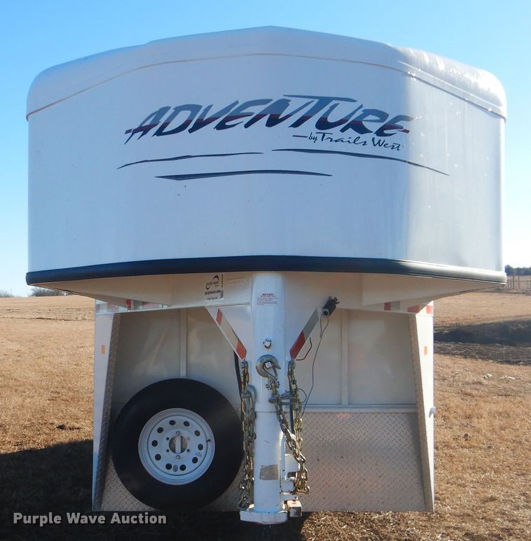 image for item DJ8568 2017 Trails West Adventure MX4H horse trailer