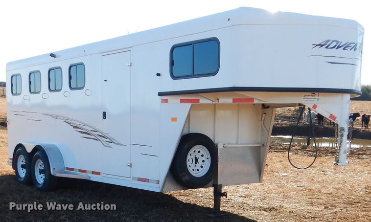 image for item DJ8568 2017 Trails West Adventure MX4H horse trailer