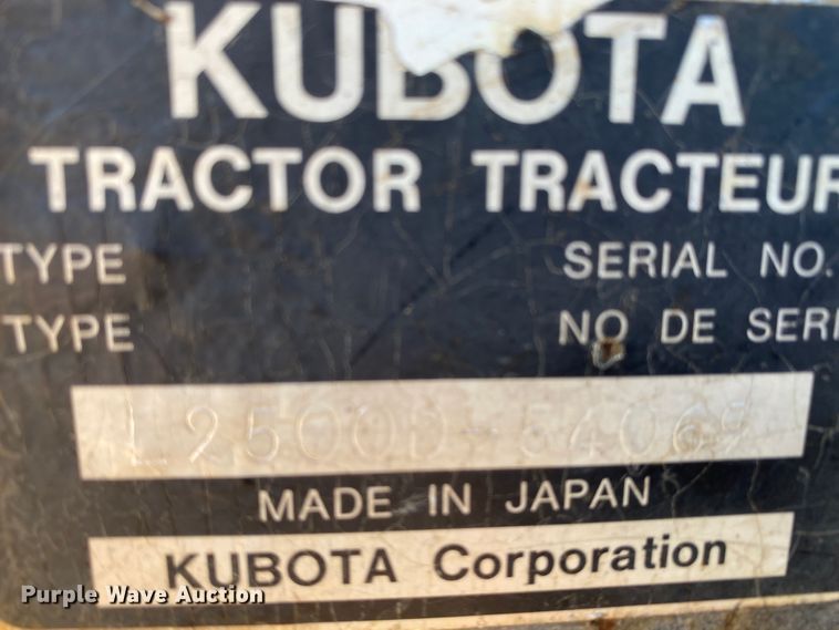 image for item EL9624 Kubota L2500  MFWD tractor