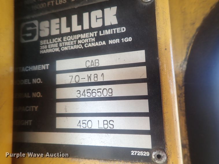 image for item HC9791 Sellick SG-60R  forklift