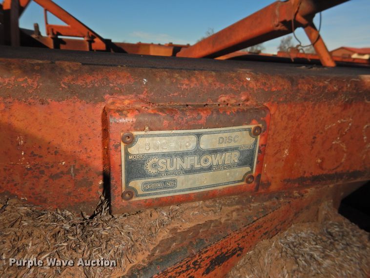 image for item HU9723 Sunflower 78G2-18 off-set disk