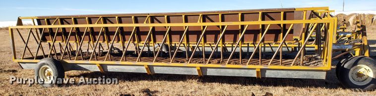 image for item HW9536 Elk Creek Welding PF24 hay bale feed wagon