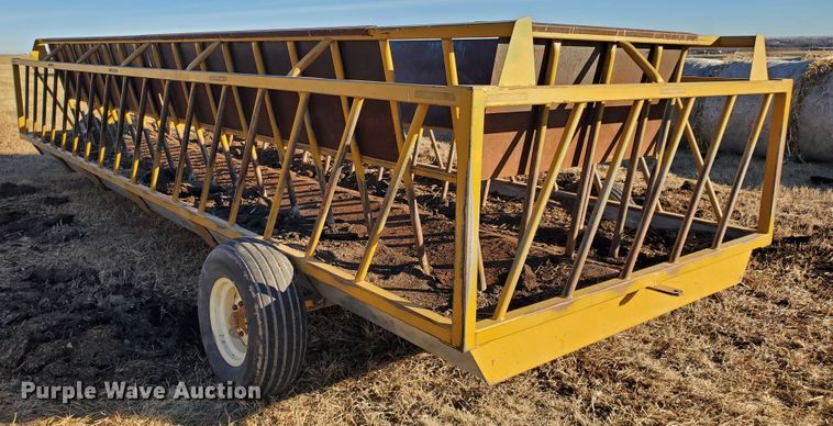 image for item HW9536 Elk Creek Welding PF24 hay bale feed wagon