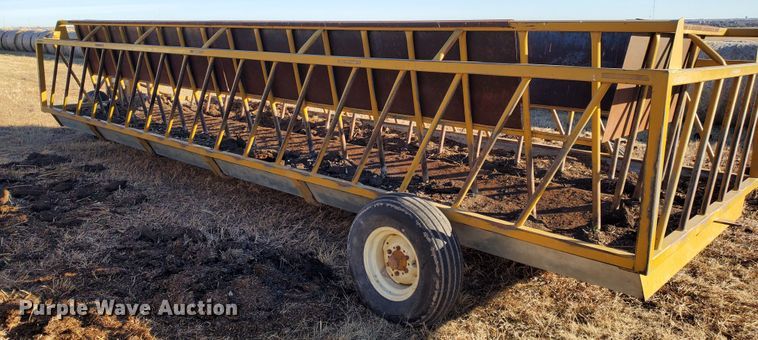 image for item HW9536 Elk Creek Welding PF24 hay bale feed wagon