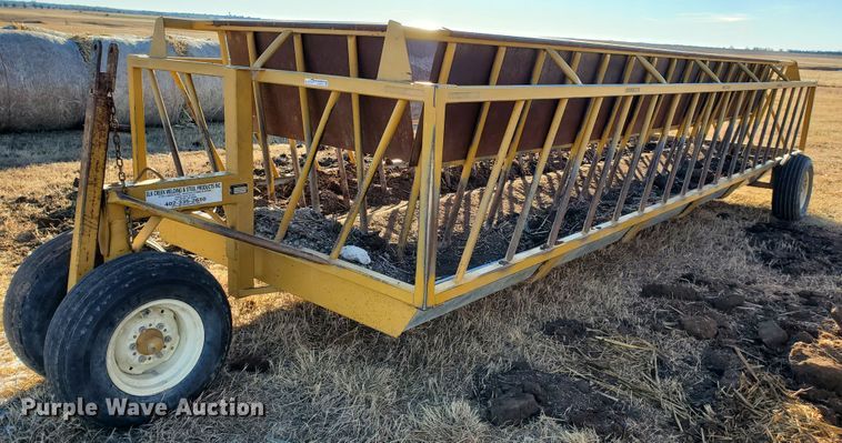 image for item HW9536 Elk Creek Welding PF24 hay bale feed wagon