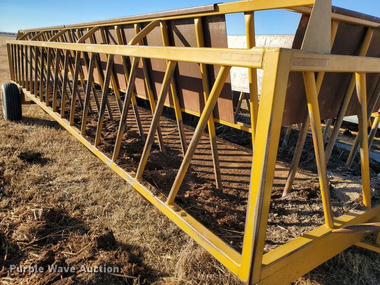 image for item HW9536 Elk Creek Welding PF24 hay bale feed wagon