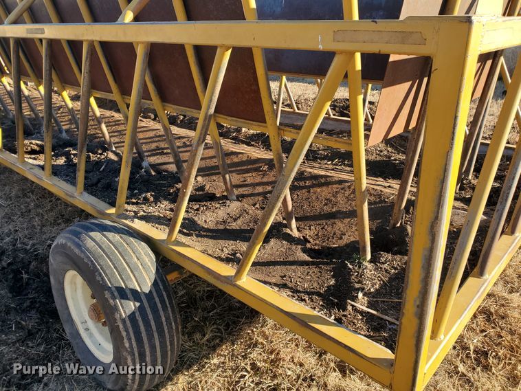 image for item HW9536 Elk Creek Welding PF24 hay bale feed wagon