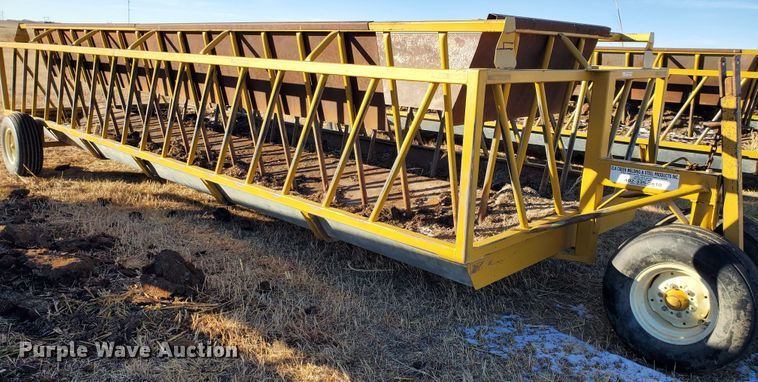 image for item HW9537 Elk Creek Welding PF24 hay bale feed wagon