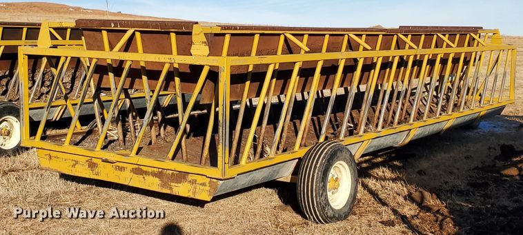 image for item HW9537 Elk Creek Welding PF24 hay bale feed wagon