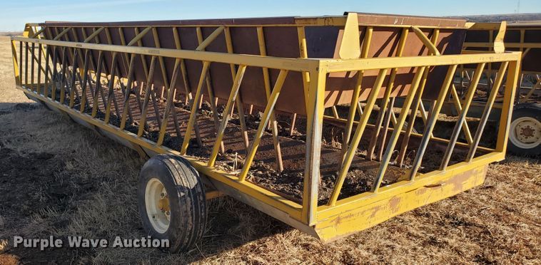 image for item HW9537 Elk Creek Welding PF24 hay bale feed wagon
