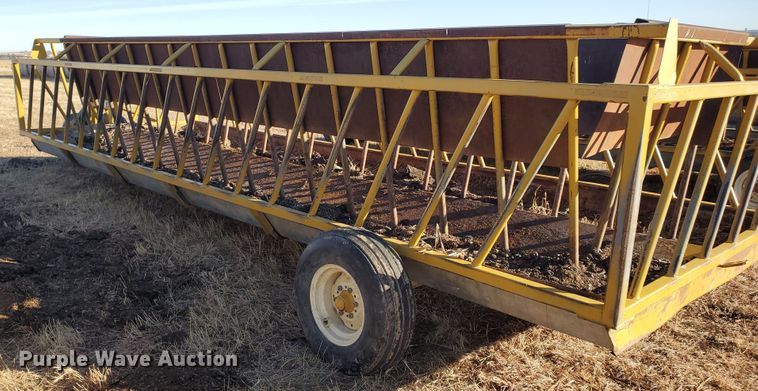 image for item HW9537 Elk Creek Welding PF24 hay bale feed wagon