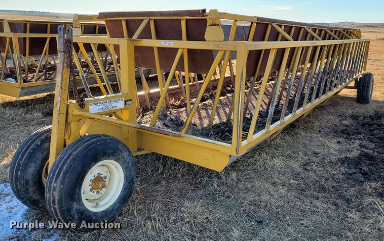 image for item HW9537 Elk Creek Welding PF24 hay bale feed wagon
