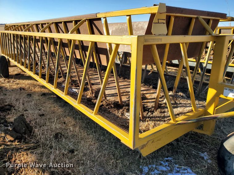 image for item HW9537 Elk Creek Welding PF24 hay bale feed wagon
