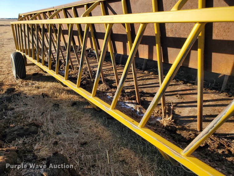 image for item HW9537 Elk Creek Welding PF24 hay bale feed wagon