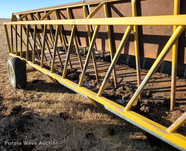 image for item HW9537 Elk Creek Welding PF24 hay bale feed wagon