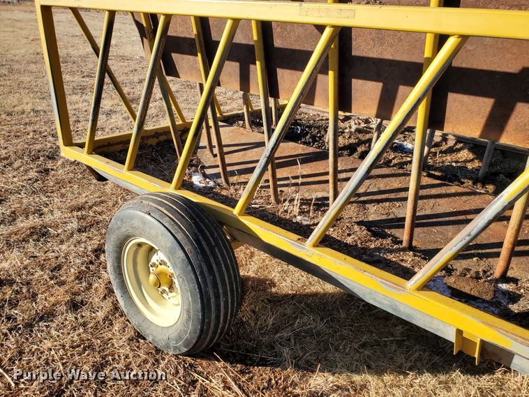 image for item HW9537 Elk Creek Welding PF24 hay bale feed wagon