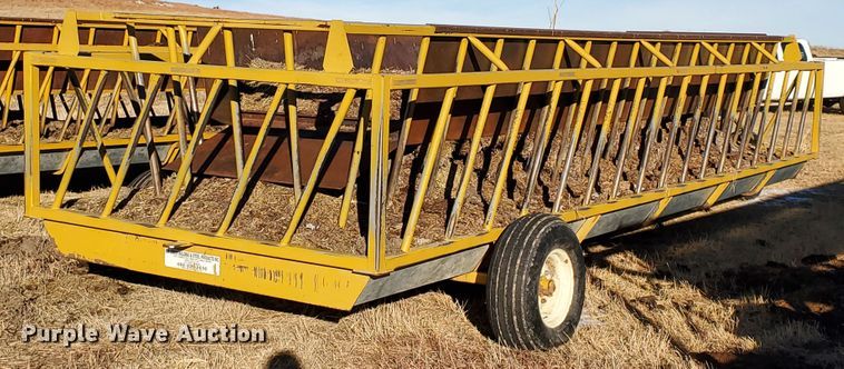 image for item HW9538 Elk Creek Welding PF24 hay bale feed wagon
