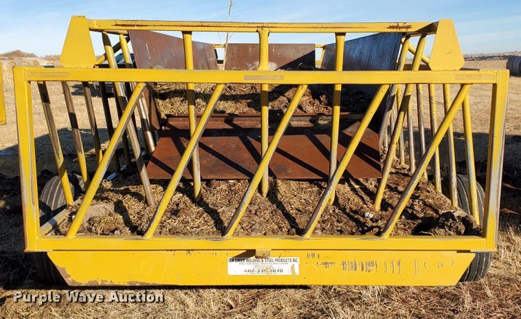 image for item HW9538 Elk Creek Welding PF24 hay bale feed wagon
