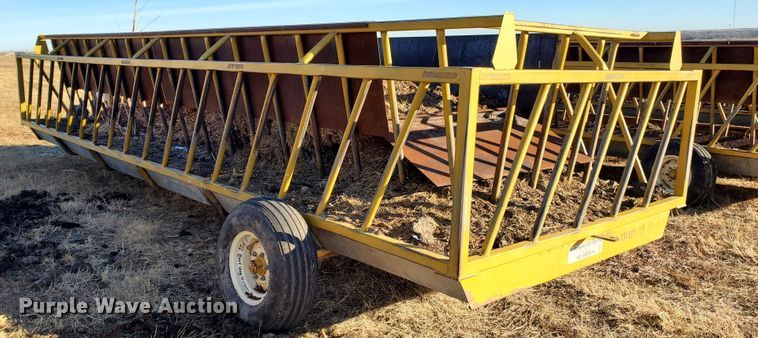 image for item HW9538 Elk Creek Welding PF24 hay bale feed wagon
