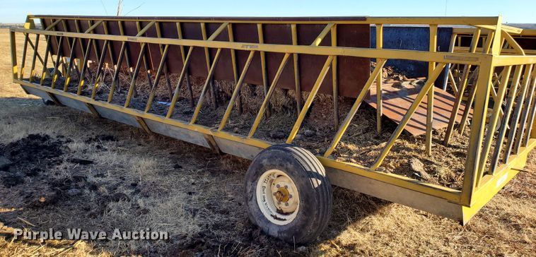 image for item HW9538 Elk Creek Welding PF24 hay bale feed wagon
