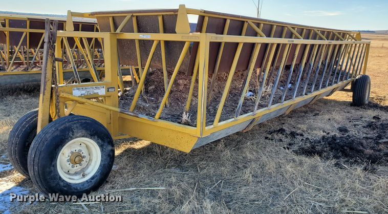 image for item HW9538 Elk Creek Welding PF24 hay bale feed wagon