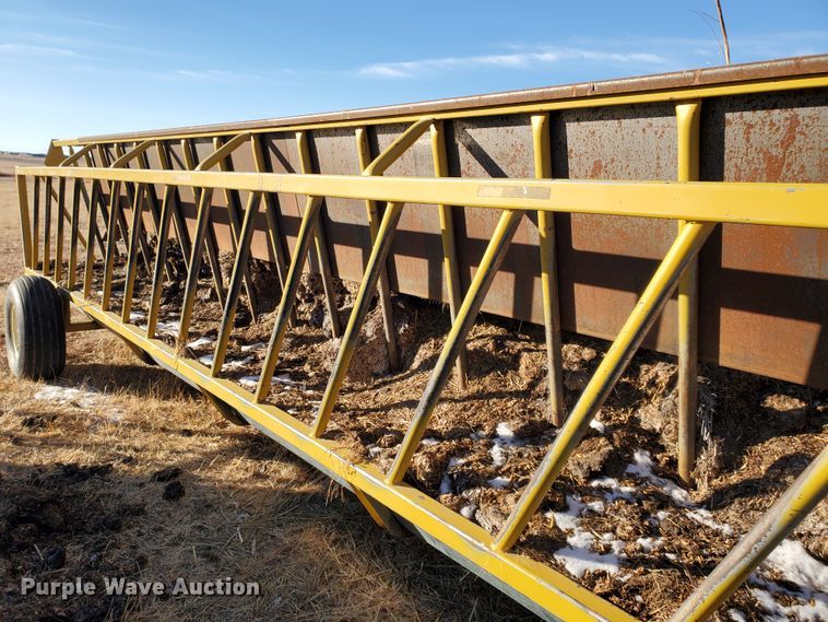 image for item HW9538 Elk Creek Welding PF24 hay bale feed wagon