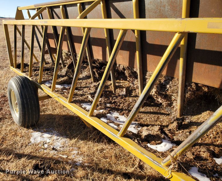 image for item HW9538 Elk Creek Welding PF24 hay bale feed wagon