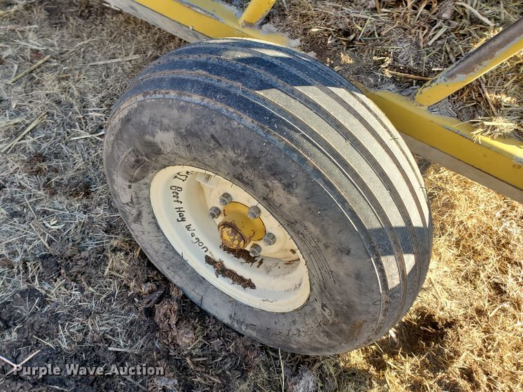image for item HW9538 Elk Creek Welding PF24 hay bale feed wagon