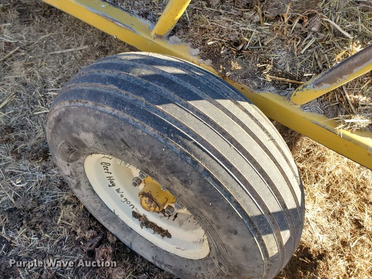 image for item HW9538 Elk Creek Welding PF24 hay bale feed wagon