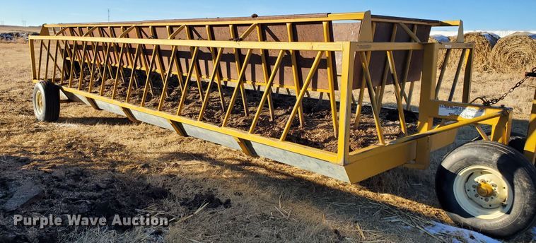 image for item HW9539 Elk Creek Welding PF24 hay bale feed wagon