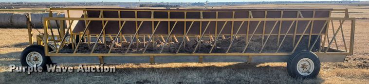 image for item HW9539 Elk Creek Welding PF24 hay bale feed wagon